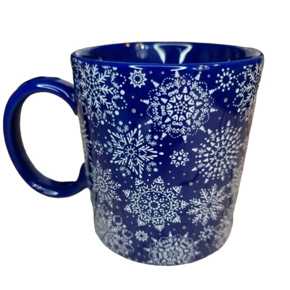 Chic & Tonic Snowflake Mug 16oz NIB - Picture 1 of 8